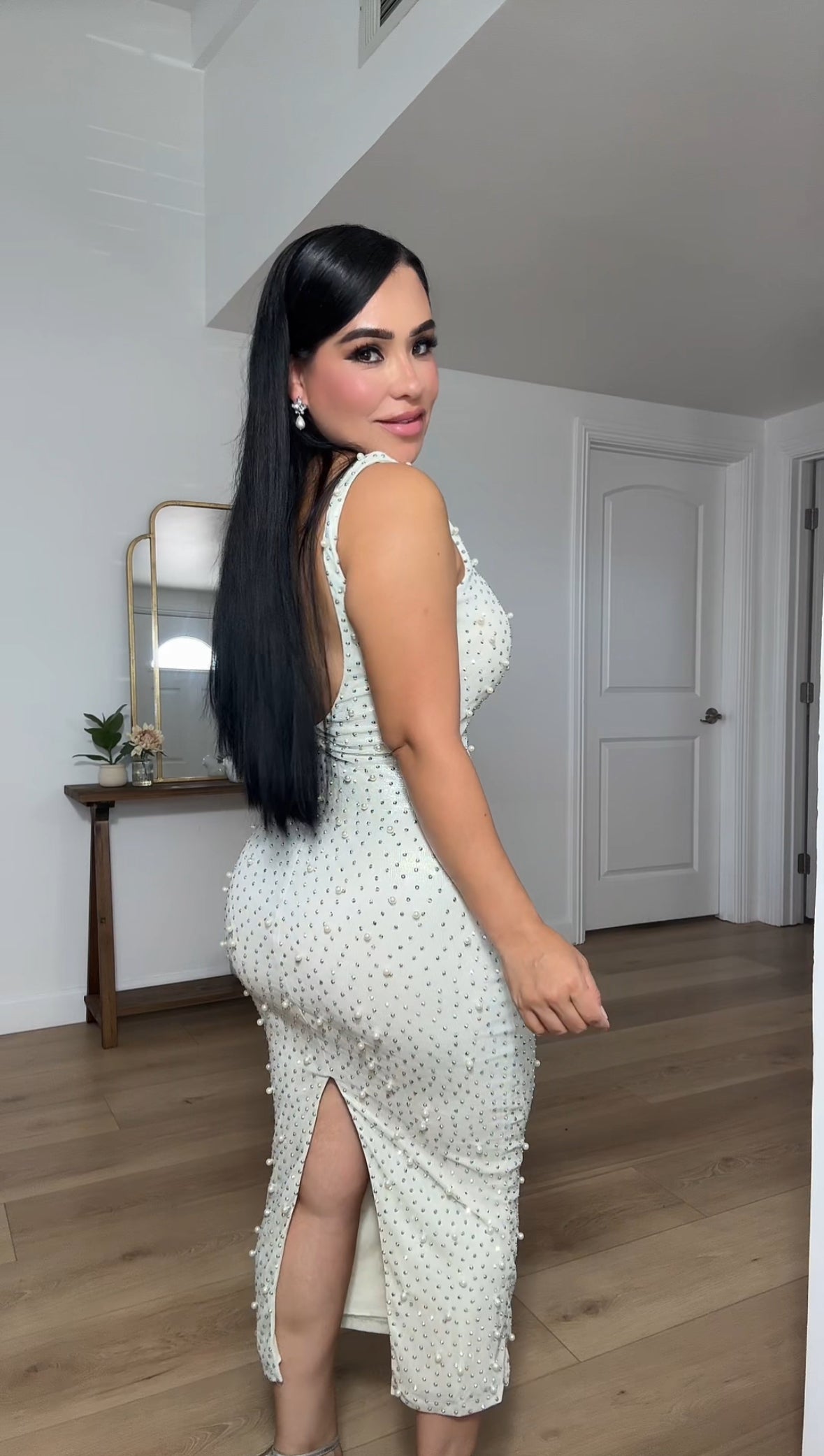 * La Estrella “dress” ivory final sale