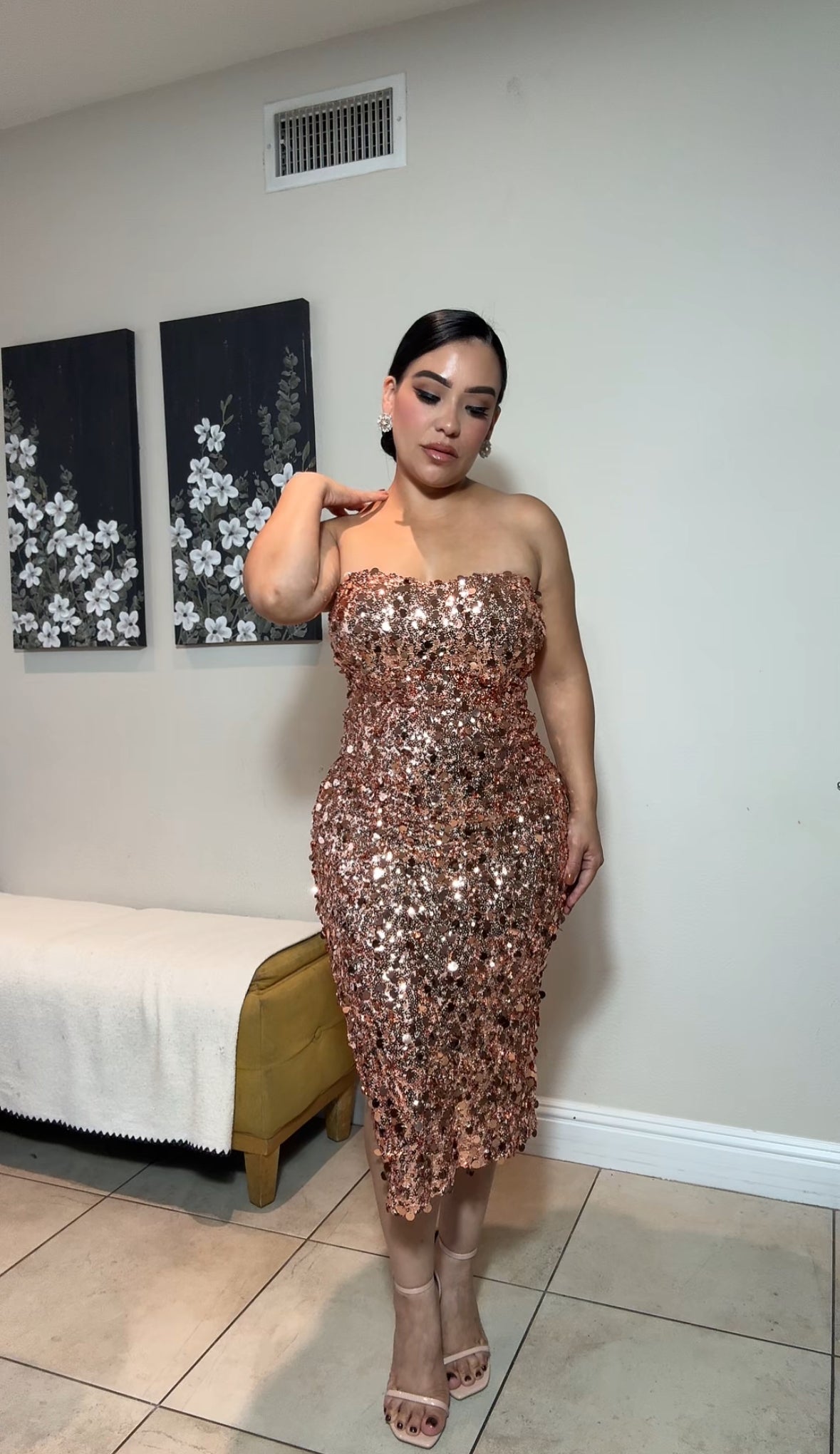 * Rosie “dress” rose gold -final sale-