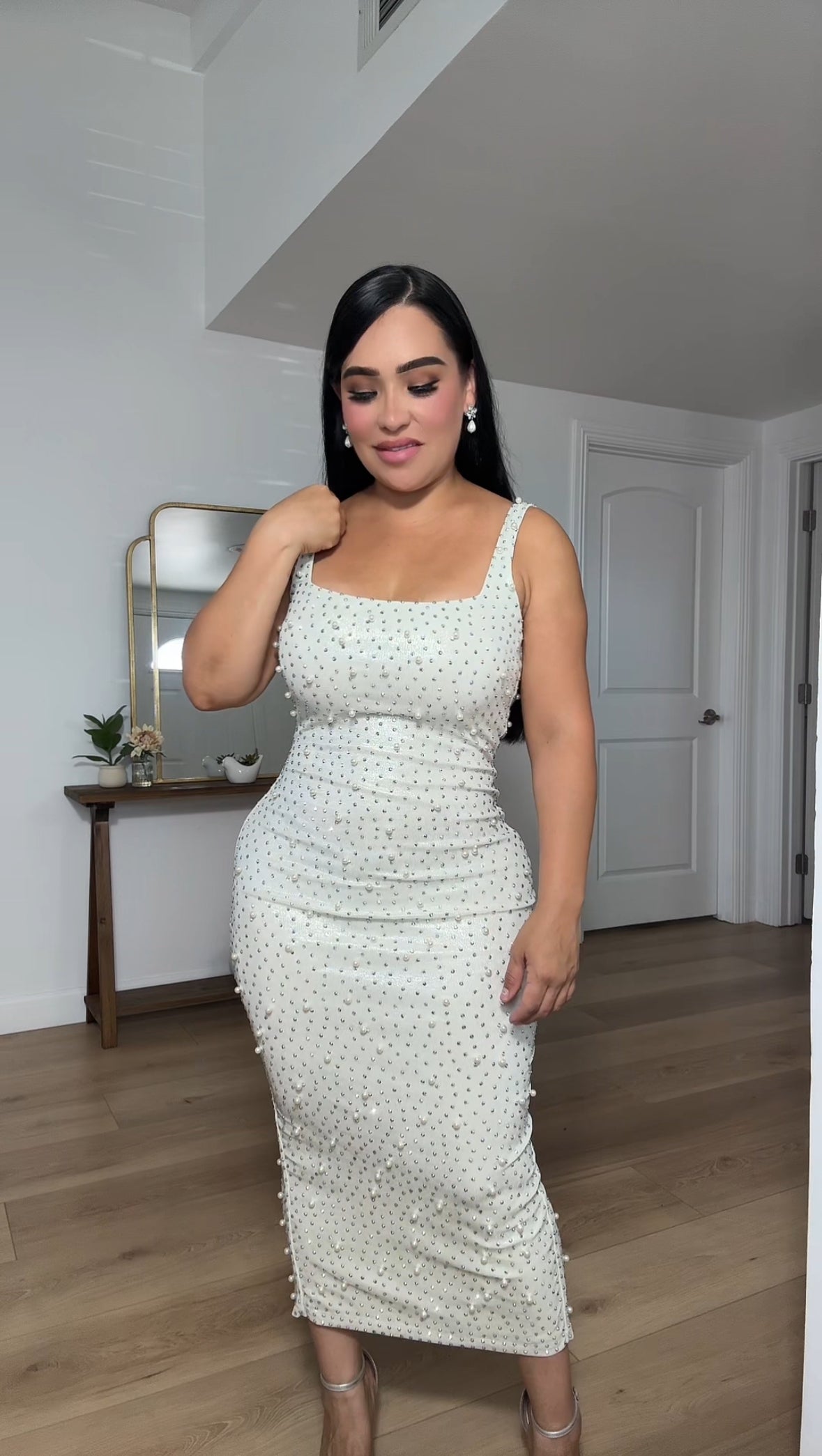 * La Estrella “dress” ivory final sale