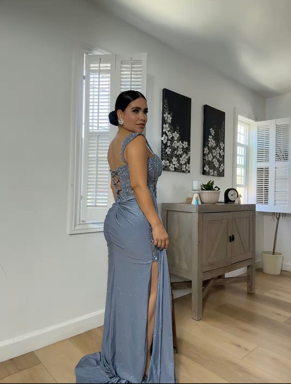 * Crystal “dress” blue final sale