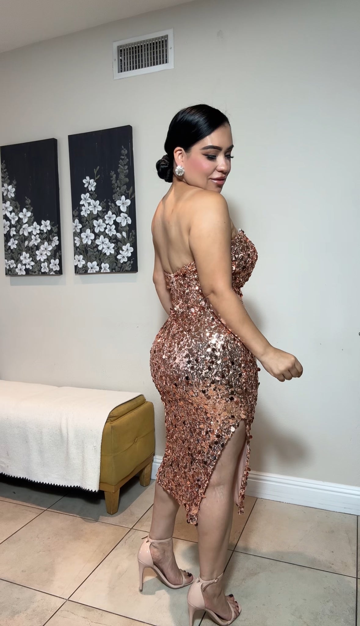 * Rosie “dress” rose gold -final sale-
