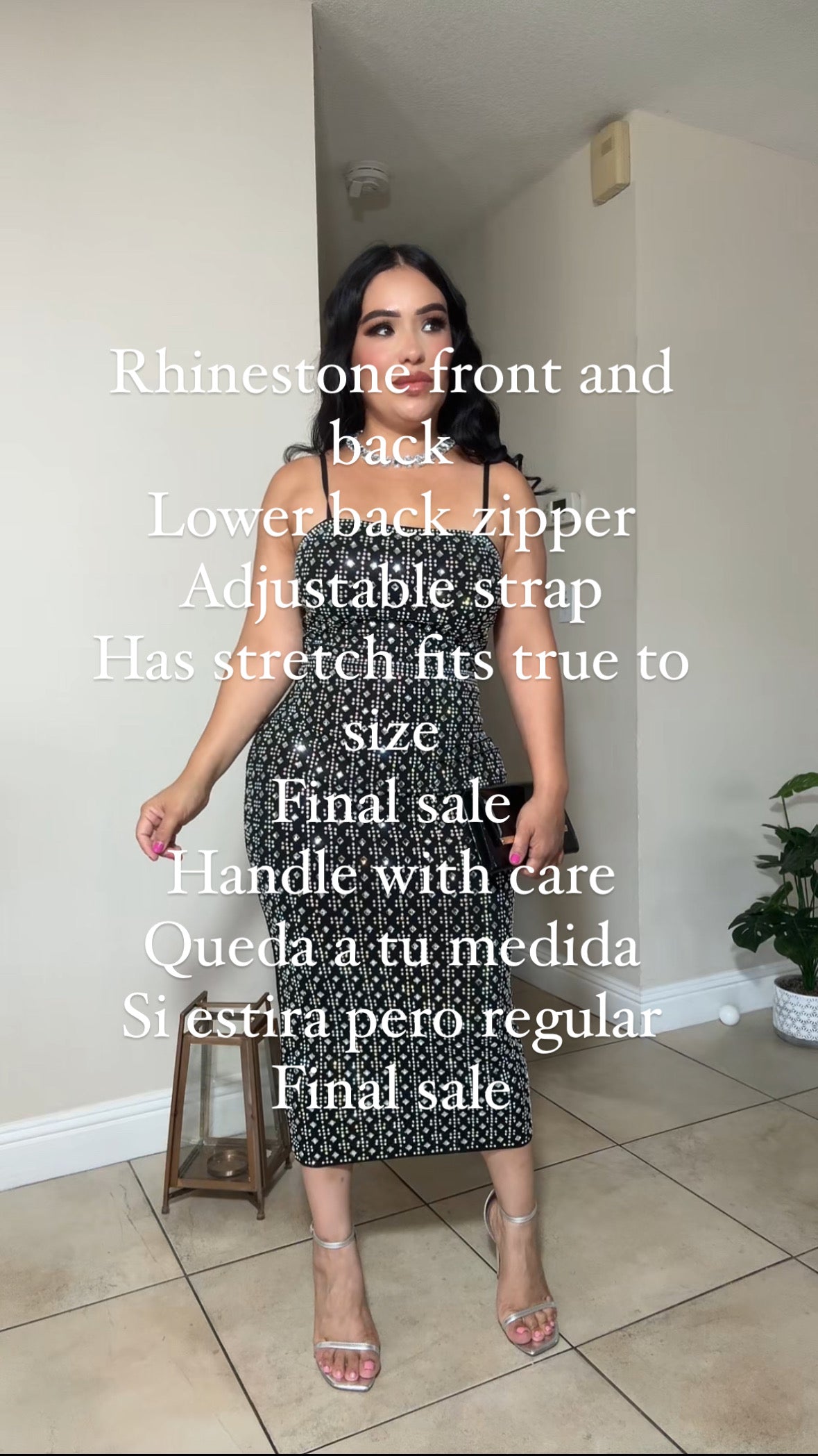 * A Brillante “dress” final sale zero rembolso.