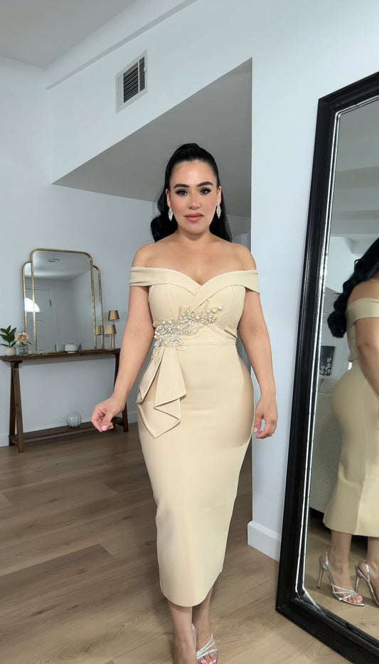 *    Grace “dress” bandage gold final sale