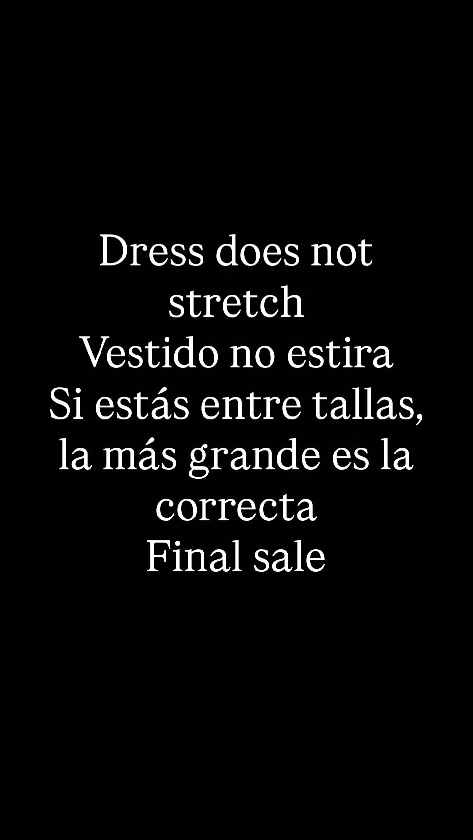 *      Cassandra “dress” final sale