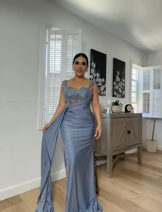 *    Crystal “dress” blue final sale
