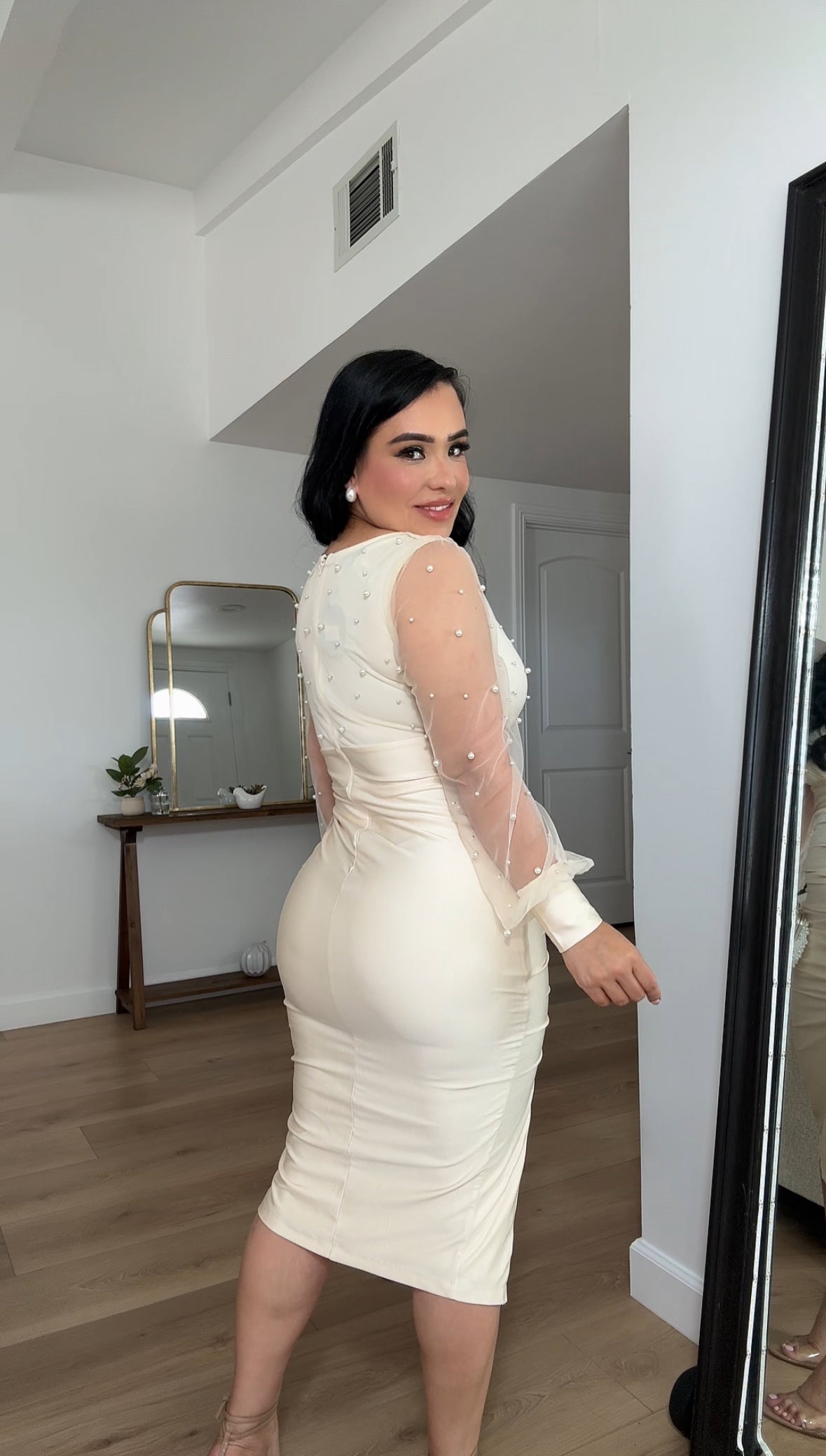 *    A Perla mi amor “dress” cream final sale