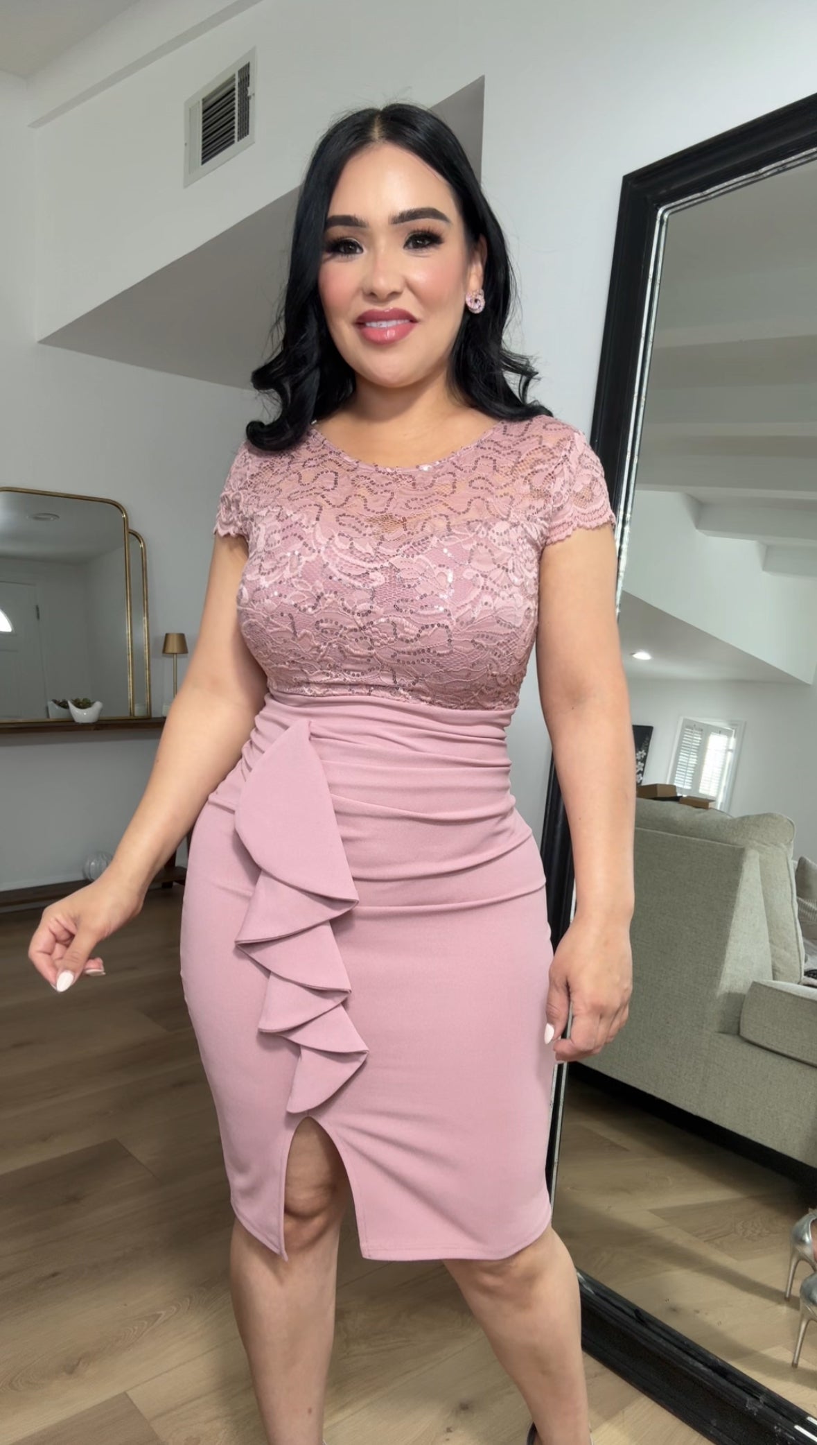 *   A Bre-Bella “dress” mauve final sale