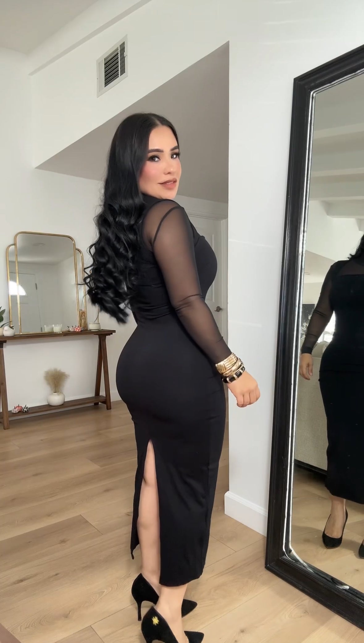 *      Casey “dress” black mesh top not included