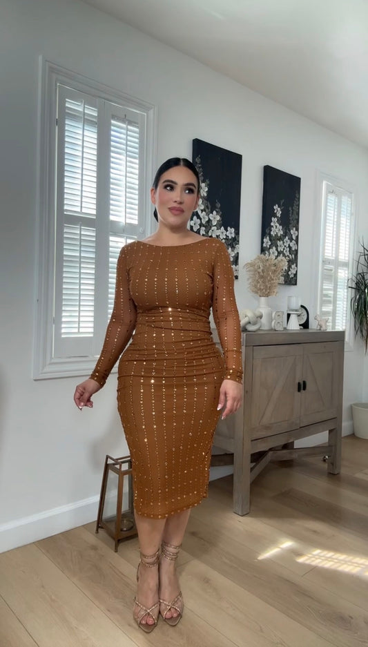 *    Emmarosa “dress” brown final sale