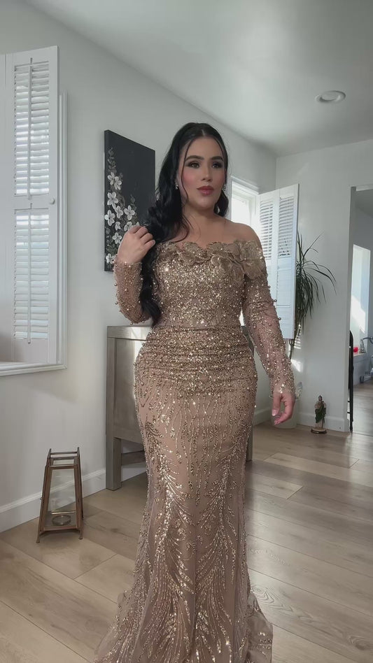 *     Isabella “dress” gold final sale
